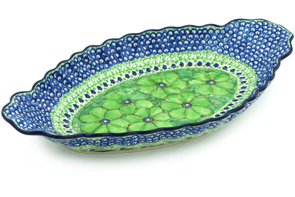 Platter with Handles 16"