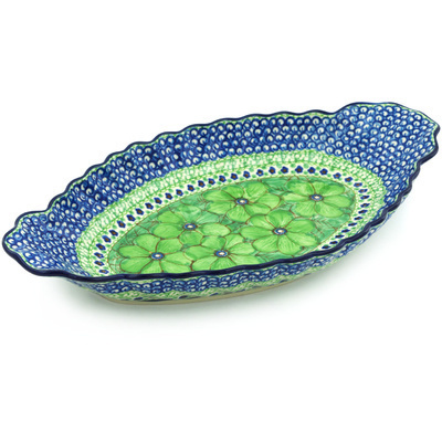 Platter with Handles 16"
