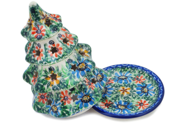 Christmas Tree Candle Holder 6"