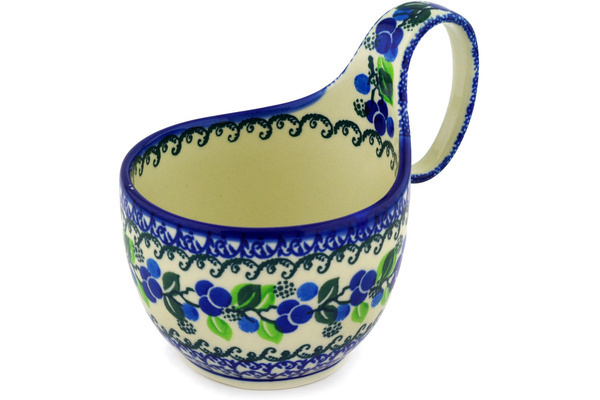 Bowl with Loop-Handle 6"