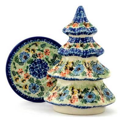 Christmas Tree Candle Holder 6"