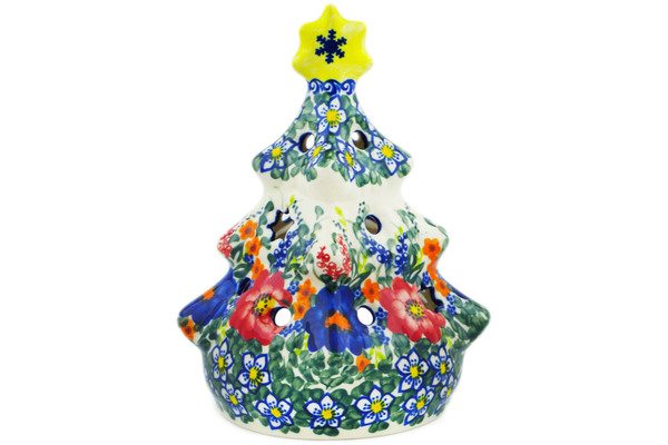 Christmas Tree Candle Holder 8"