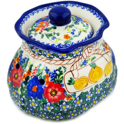 Garlic and Onion Jar 9"