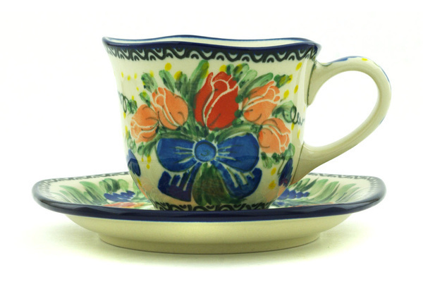 Cup with Saucer 8 oz