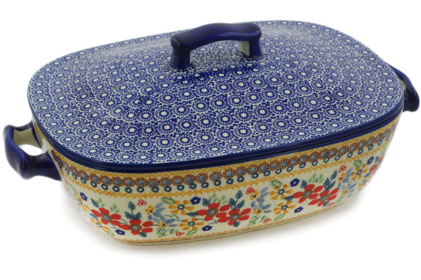 Baker with Cover with Handles 12"