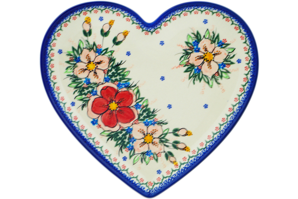 Heart Shaped Platter 10"