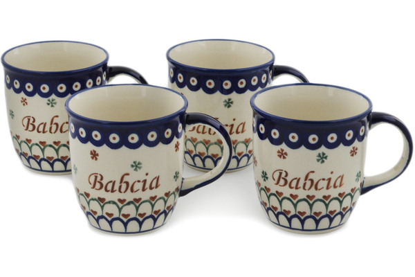 Set of Four 12oz Mugs