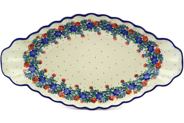 Platter with Handles 16"