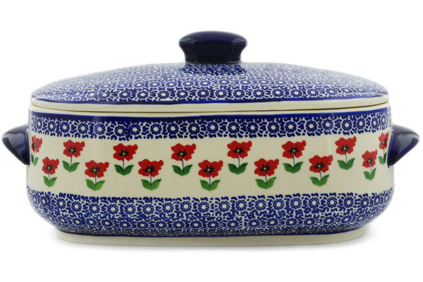 Baker with Cover with Handles 15"