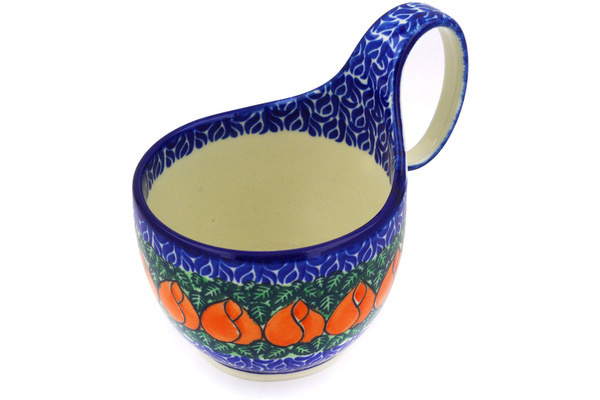 Bowl with Loop-Handle 6"