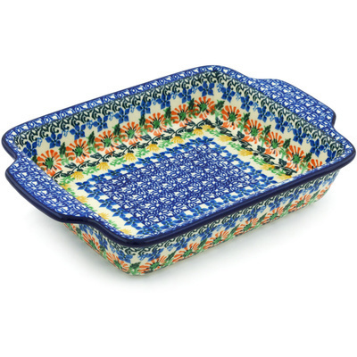Rectangular Baker with Handles 11"