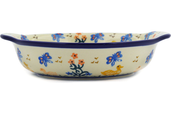 Round Baker with Handles 7"