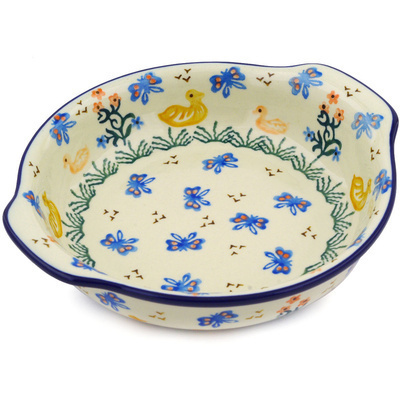 Round Baker with Handles 7"