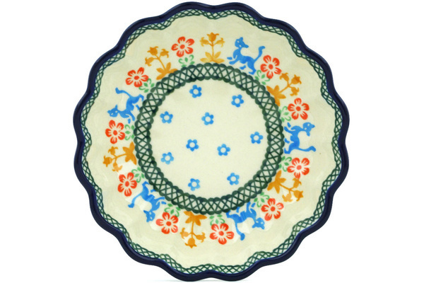 Scalloped Fluted Bowl 6"