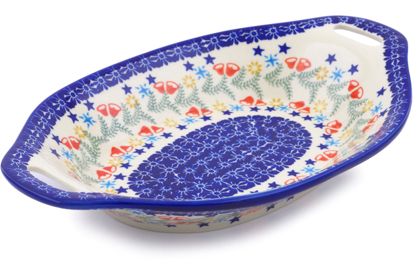 Bowl with Handles 13"