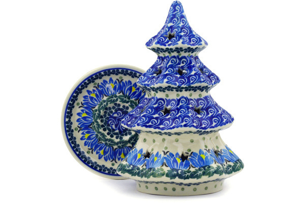 Christmas Tree Candle Holder 8"