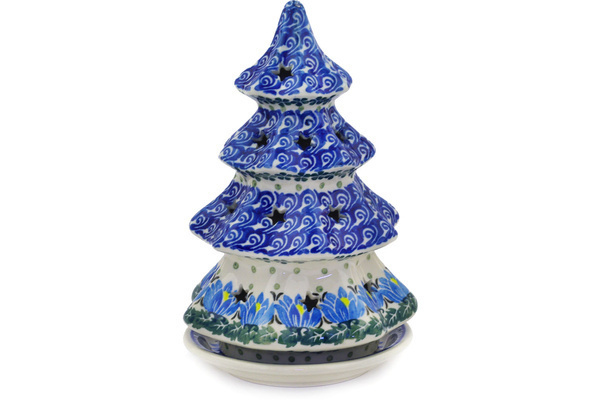 Christmas Tree Candle Holder 8"