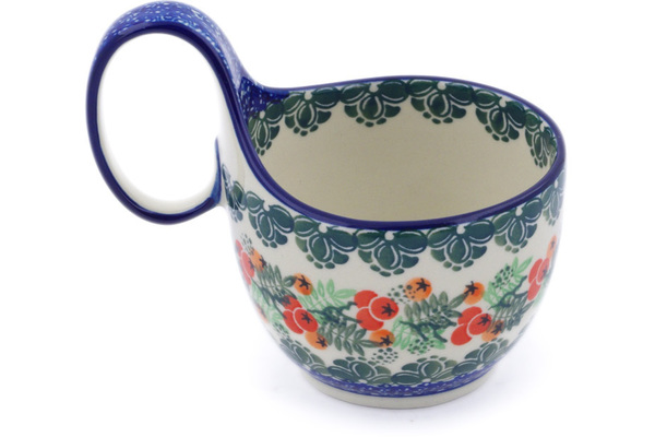 Bowl with Loop-Handle 6"