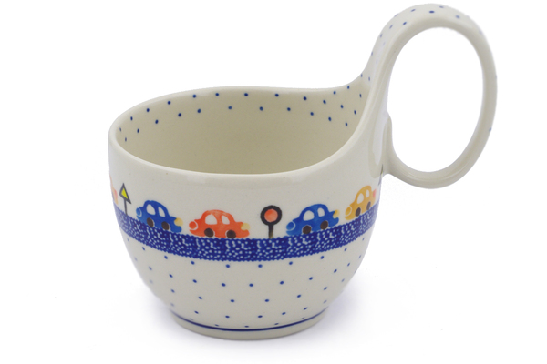 Bowl with Loop-Handle 6"