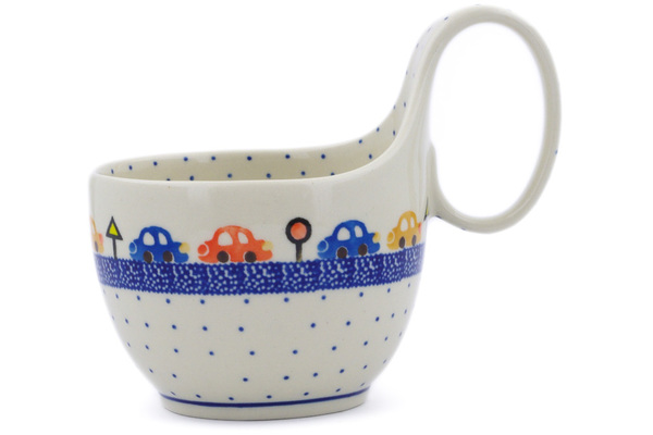 Bowl with Loop-Handle 6"