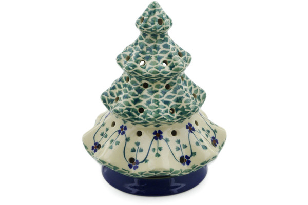 Christmas Tree Candle Holder 7"