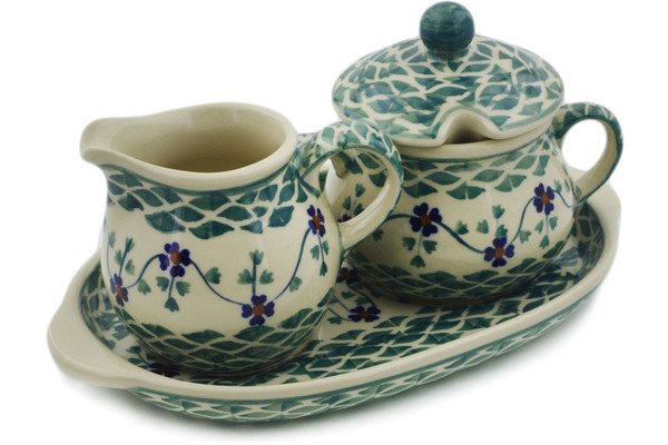Sugar and Creamer Set 9"