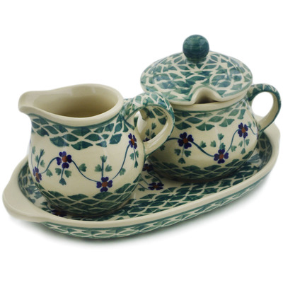 Sugar and Creamer Set 9"