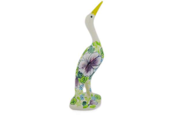 Crane Figurine 7"