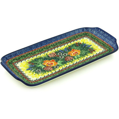 Platter with Handles 13"