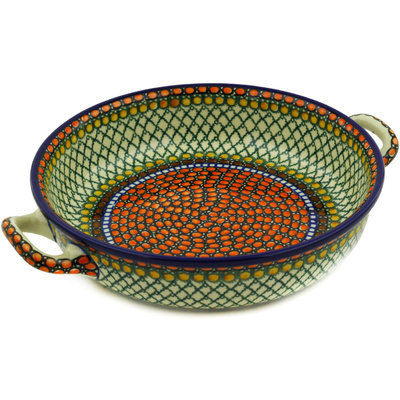 Round Baker with Handles 10-inch