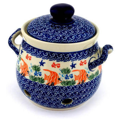 Garlic and Onion Jar 6"