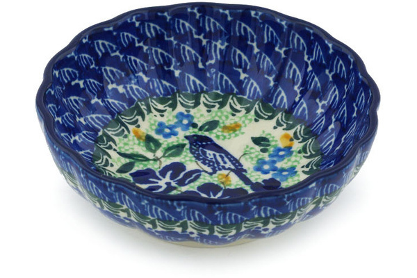 Scalloped Fluted Bowl 5"