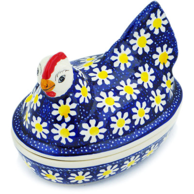 Hen Shaped Jar 7"