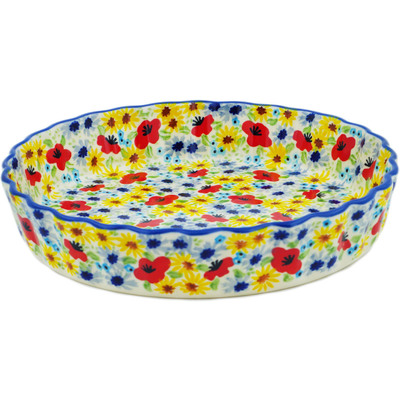 Fluted Pie Dish 9"
