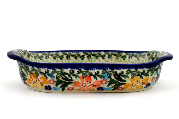 Oval Baker with Handles 8"