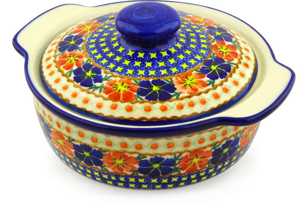 Baker with Cover with Handles 11"