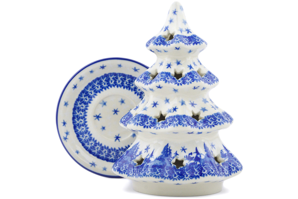 Christmas Tree Candle Holder 7"