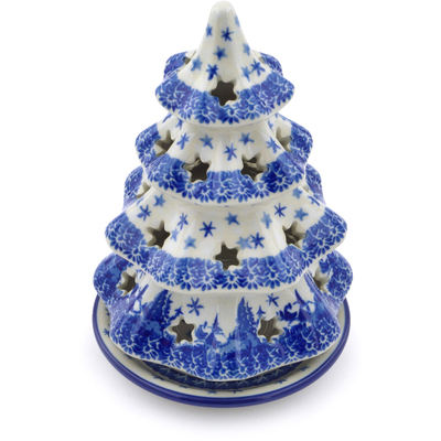 Christmas Tree Candle Holder 7"