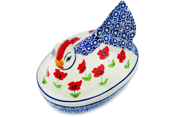 Hen Shaped Jar 7"