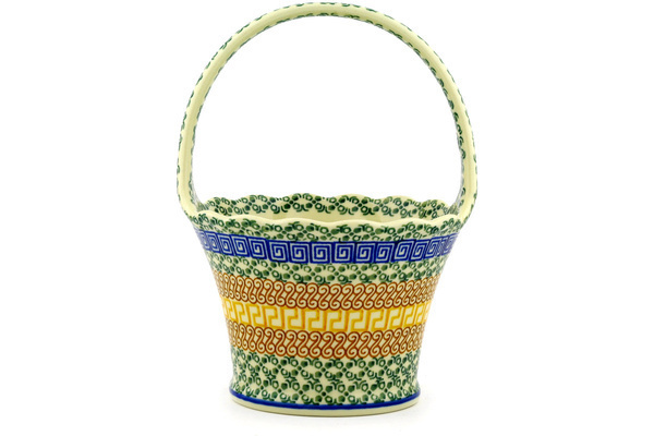 Basket with Handle 8"