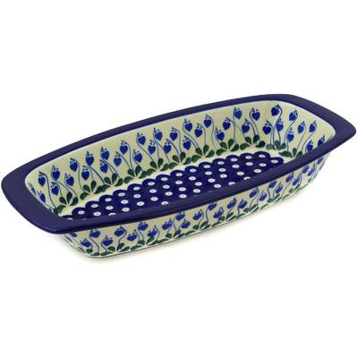 Oval Baker with Handles 14"