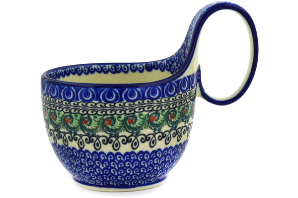 Bowl with Loop-Handle 6"