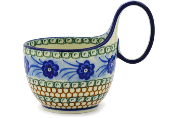 Bowl with Loop-Handle 6"