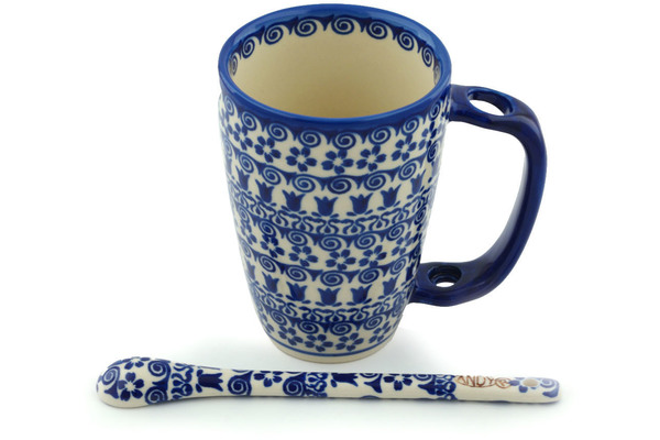 Mug with Spoon 19 oz