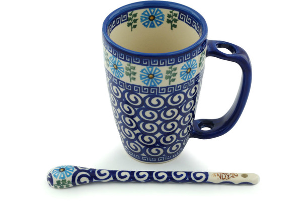 Mug with Spoon 19 oz