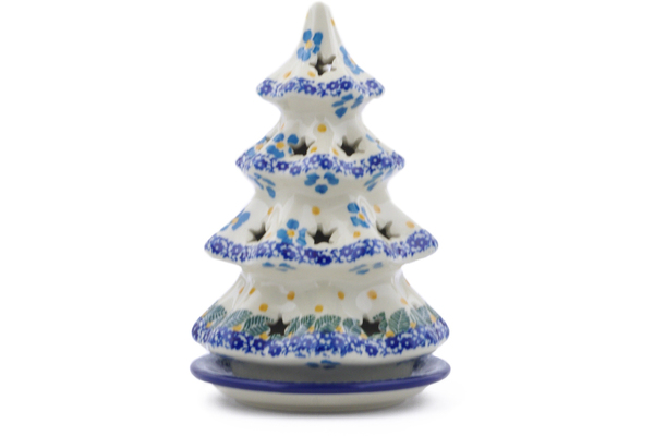 Christmas Tree Candle Holder 7"