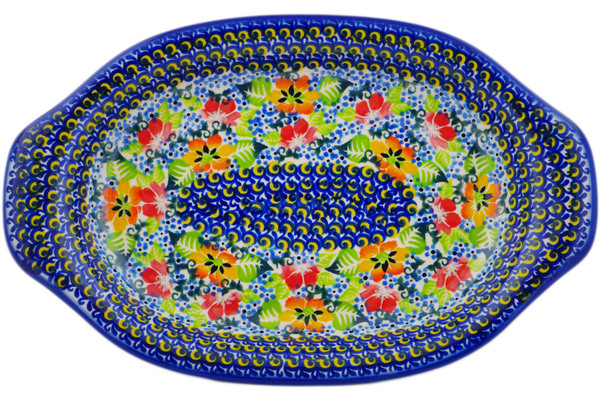 Platter with Handles 12"