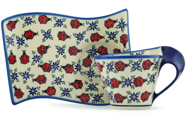 Cup with Saucer 14 oz