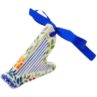 Harp Ornament 4"
