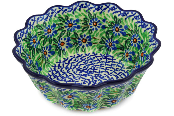 Scalloped Fluted Bowl 7"